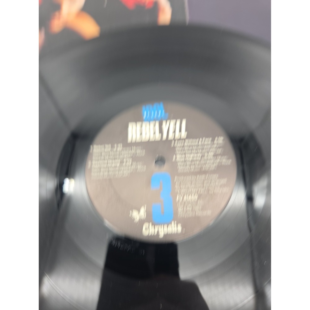 BILLY IDOL Rebel Yell 1983 1st Press LP FV 41450 EXCELLENT Vinyl w/ Inner - Picture 3 of 8